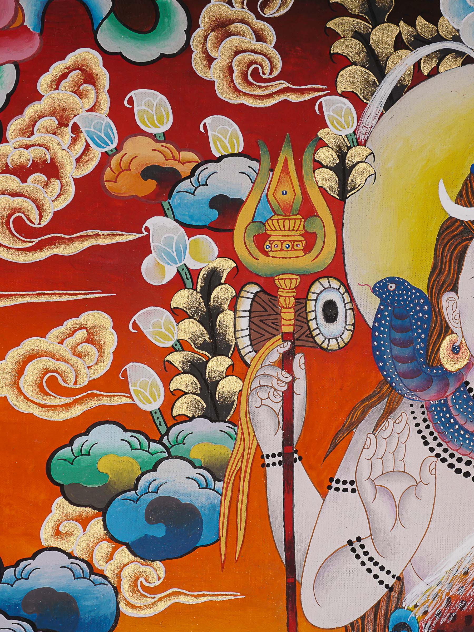 Shiva Shakti Thangka - Image 5
