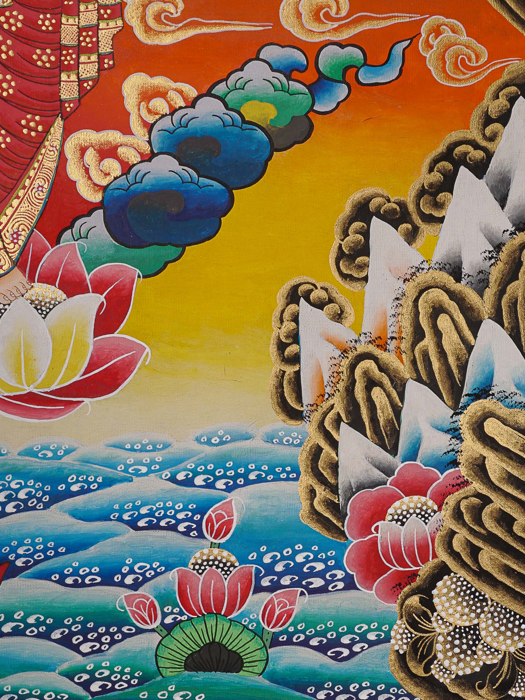 Shiva Shakti Thangka - Image 9